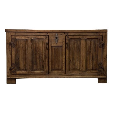 Antique Chestnut Credenza, 1700 For Sale