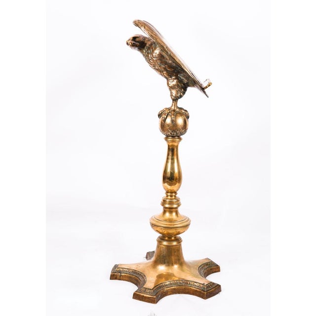 Antique Scottish Ecclesiastical Brass Eagle Lectern, 1890s For Sale - Image 13 of 18