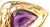 Tiffany & Co. Paloma Picasso 18k Gold Large Amethyst Pendant Necklace For Sale In Philadelphia - Image 6 of 10