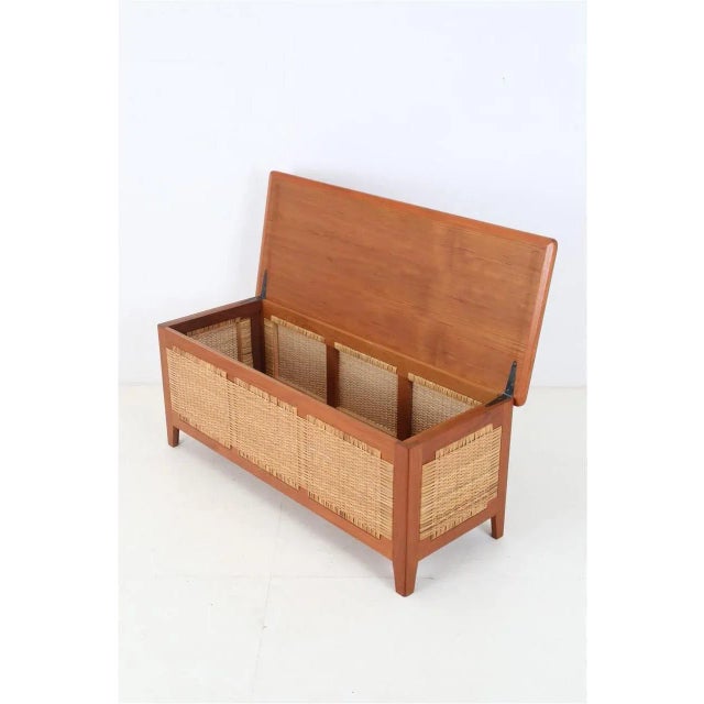 Danish PH 52 Teak and Rattan Chest by Kaj Winding for Poul Hundevad, 1960s For Sale - Image 4 of 13