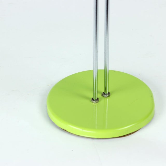 Czechoslovakian Green Table Lamp in Metal by Lidokov, 1960s For Sale - Image 11 of 14