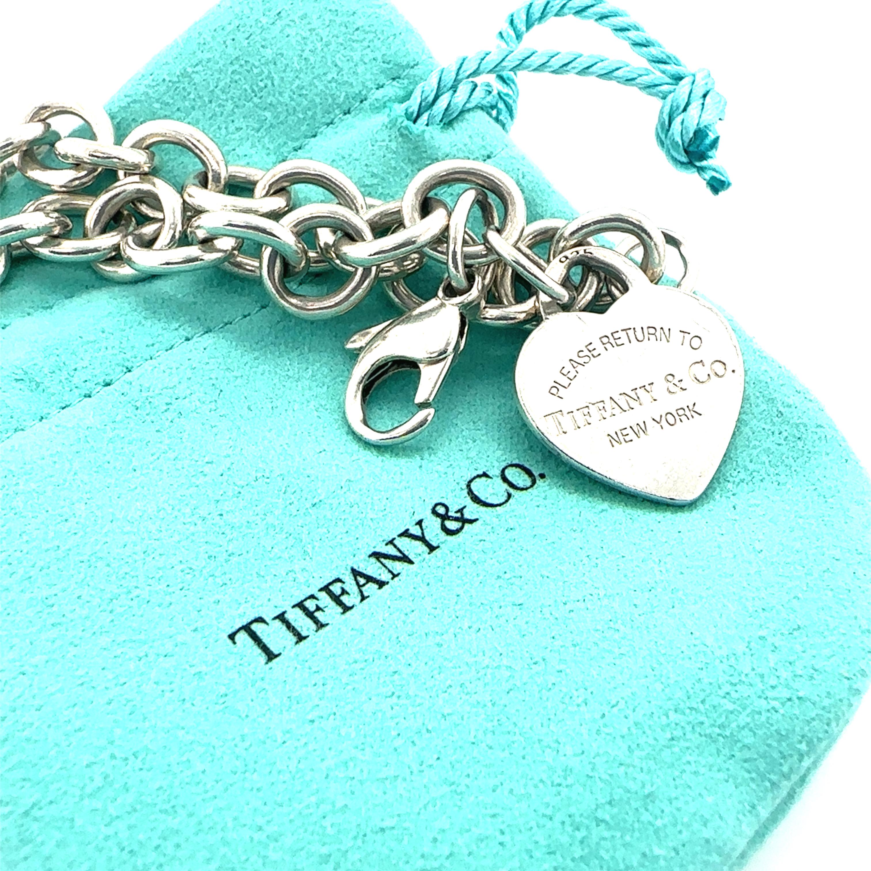Tiffany & Co Sterling Silver Return to Tiffany Heart Tag Charm