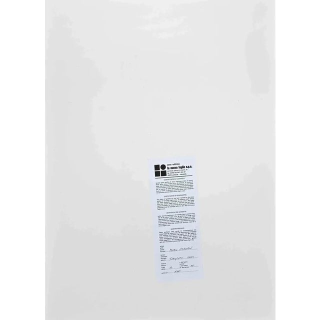 Colourful Illusion is a beautiful colored screen print realized by Mario Padovan in 1971. Hand-signed in pencil on the...