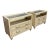 Caracole New Traditional Glass Top Nightstands, Pair For Sale