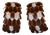 Pair of Vintage Roberto Coin Animalier 0.32ct Natural Diamond Feather Earrings in Solid 18k Rose & White Gold For Sale