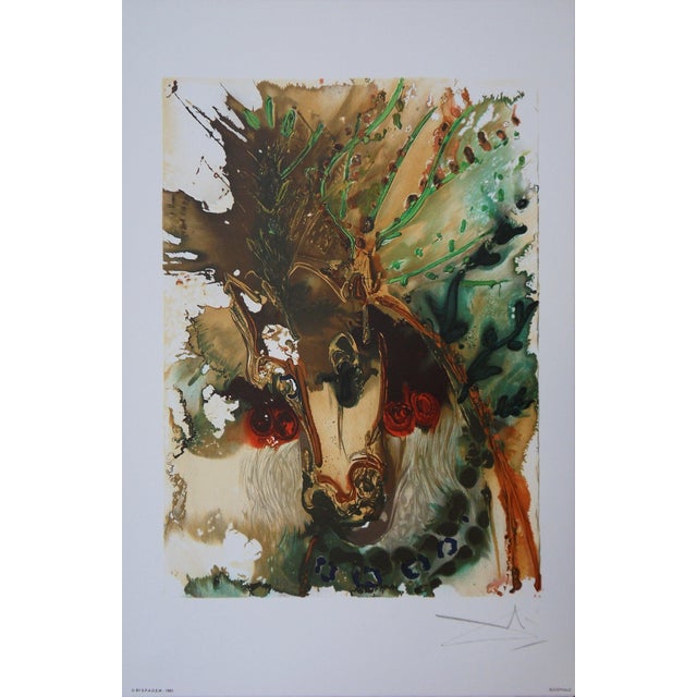 Salvador Dali, Horses, Bucephalus, 1983, Lithograph For Sale