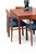 Brown Dining Chairs Model 418 in Teak and Green Wool Upholstery by Arne Vodder for Sibast, 1960s, Set of 4 For Sale - Image 8 of 14