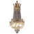 Empire Style Balloon Chandelier with Pendants, 1870 For Sale