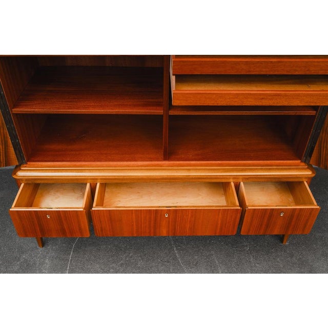 Mid-Century Modern Highboard in Walnut, 1900s For Sale - Image 11 of 16