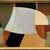 Mid-Century Modern Contemporary Abstract Color-Block Oil Painting in Vintage Frame For Sale - Image 3 of 6