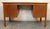 Mid-Century Modern Vintage Mid-Century Modern Six Drawer Teak Writers Desk For Sale - Image 3 of 18
