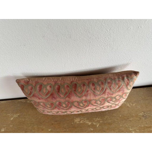 Fortuny Textile Lumbar Pillow For Sale - Image 4 of 6