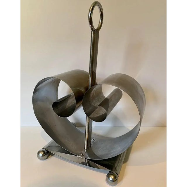 Mid 20th Century Norman Bel Geddes Magazine Rack For Sale - Image 5 of 8