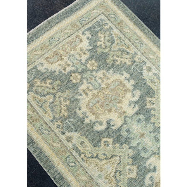 Early 21st Century Turkish Oushak Runner Rug 2'10" x 8' #17528 For Sale - Image 5 of 8