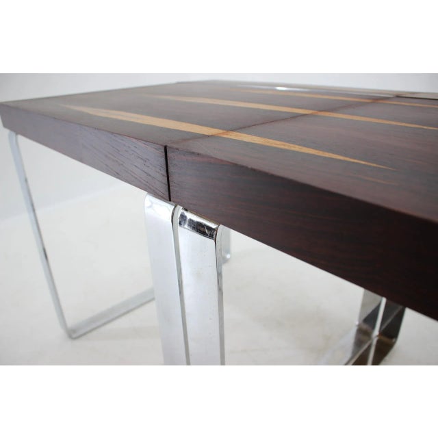 Vintage Rosewood Dining Table by Ladislav Vrátník, 1970s For Sale - Image 9 of 13
