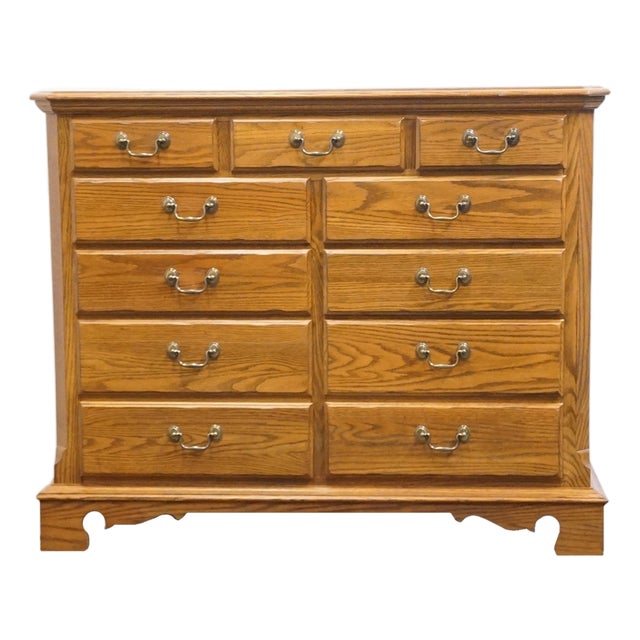 Thomasville Furniture Forecast Collection Solid Oak Contemporary 54" Buffet Cabinet 12221-110 For Sale