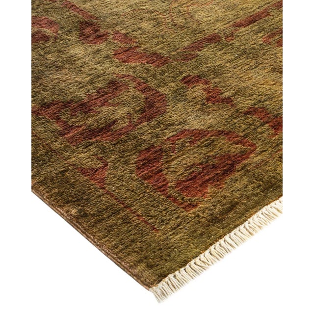 Vibrance rugs epitomize classic with a twist: traditional patterns overdyed in brilliant color. Each Hand Knotted rug is...