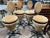 Channel pure mid-century cool with this Atomic Style 1960’s Bar Stool Set, a bold blend of futuristic design and retro...