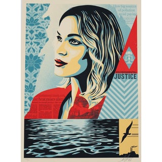 Shepard Fairey, Environment Justice, Lithograph For Sale