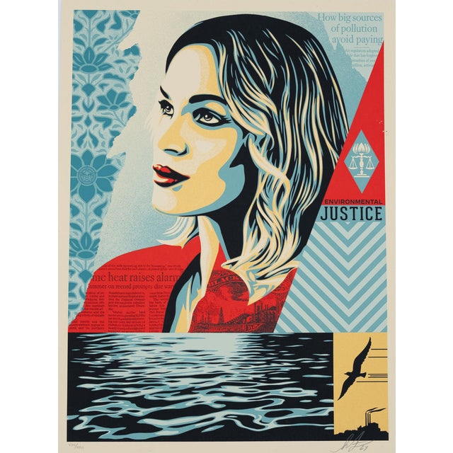 Shepard Fairey, Environment Justice, Lithograph For Sale