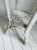 Vintage Victorian Painted White Wicker Indoor or Outdoor Plant Stand For Sale - Image 4 of 8