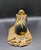 Wood 19th Century Burmese Gilt-Wood Statue: Buddhist Monk in Prayer For Sale - Image 7 of 12