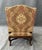 Late 20th Century Late 20th Century Traditional High-Back Upholstered Arm Chair For Sale - Image 5 of 10