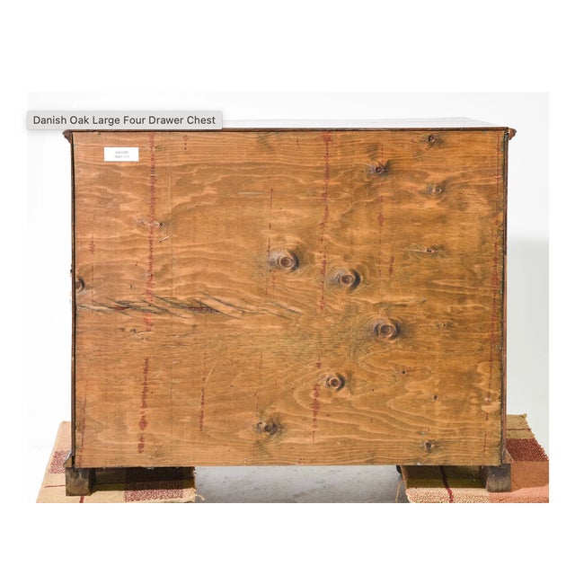 18th C Danish Rococo Burl Walnut Commode / Chest of Drawers For Sale - Image 4 of 11