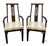 Brown Vintage Mid Century Modern Style Mahogany Accent / Dining Chairs - Pair For Sale - Image 8 of 8