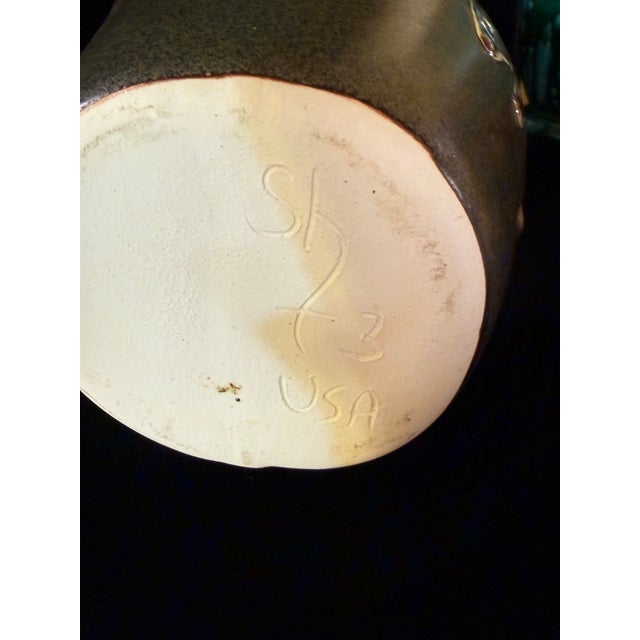1960s Susan Hanly Peterson Studio Pottery Vase For Sale - Image 4 of 10