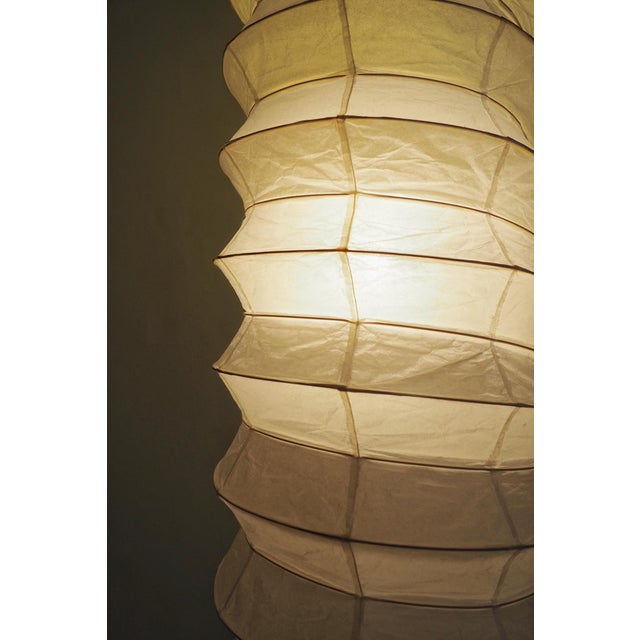 Isamu Noguchi Ceiling Lamp by Isamu Noguchi, 1970s For Sale - Image 4 of 9