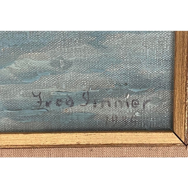 Early 20th Century Morning on White Lake Harbor, Lake Michigan, by Fredrick Herman Immer For Sale - Image 4 of 9