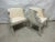 This set of 2 Swan Chairs have been restored and repainted with Milk Paints "Oyster White" and the seating has been...