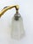 1930s Art Deco Gilt, Silvered Bronze Chandelier, Frosted Glass Shades For Sale - Image 11 of 14