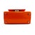 Salvatore Ferragamo Iconic Top Handle 212193 Leather Airbrush Orange Bag For Sale In Houston - Image 6 of 10