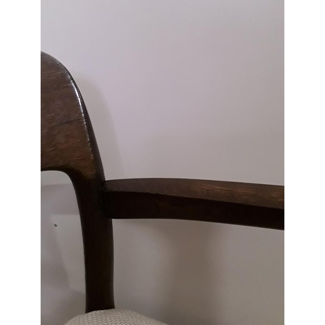 1970s Set of Model 56 Oak Armchairs by Niels Möller for J.L. Møllers, 1950s For Sale - Image 5 of 10