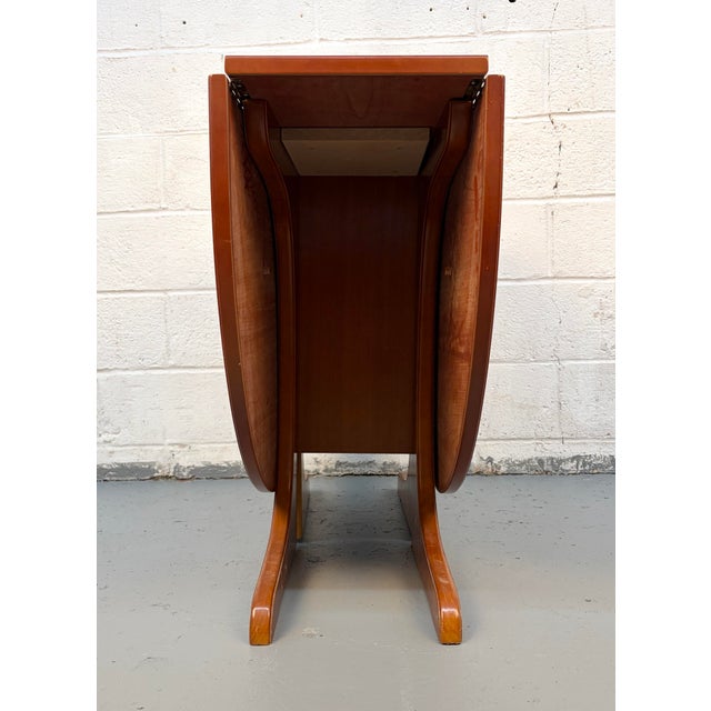 Mid 20th Century Teak Drop-Leaf Dining Table For Sale In New York - Image 6 of 10