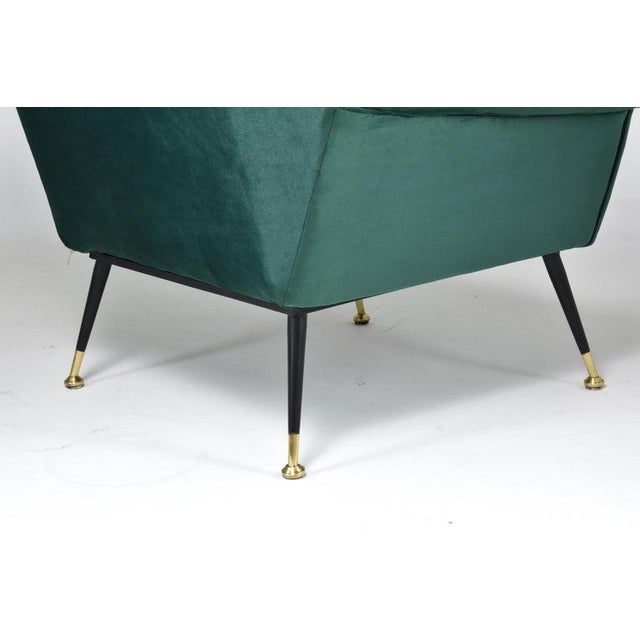 1950's Italian Restored Mid-Century Armchair For Sale - Image 11 of 13