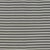 Contemporary Sample - Schumacher Geoffrey Metallic Stripe Fabric in Smoke For Sale - Image 3 of 3