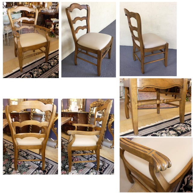 Ralph Lauren Danby Farmhouse Pine Dining Table With 8 French Country