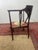 American 1920s Antique Corner Chair With Charming Cat Needlepoint Seat For Sale - Image 3 of 6