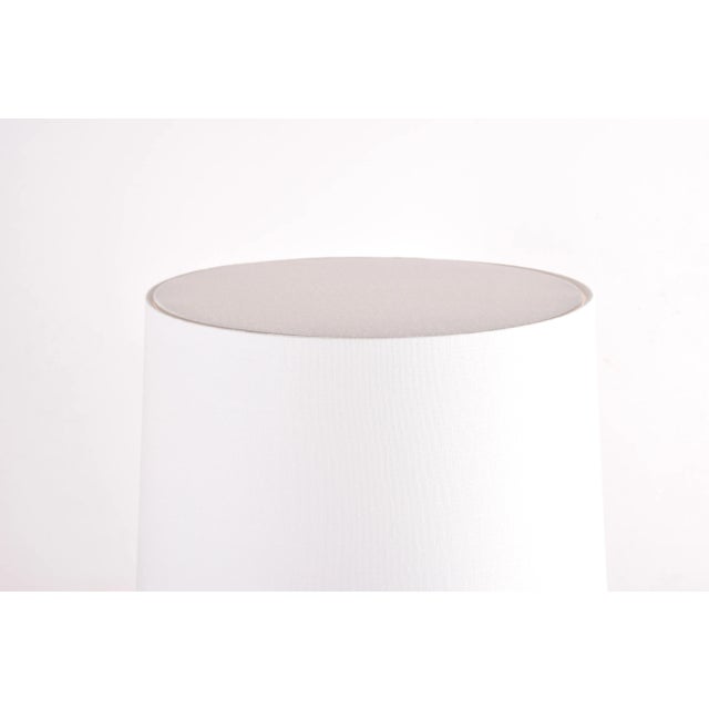 Mid-Century Danish Brown Glazed and Striped Ceramic Table Lamp from Palshus, 1960s For Sale - Image 11 of 12