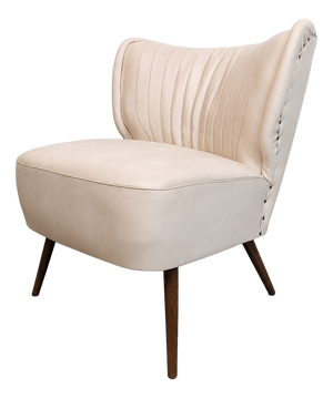 Vintage White Cocktail Chair, Belgium, 1960s