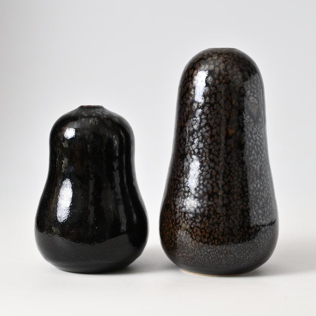 German Studio Pottery Vases from Horst Kerstan, 1978, Set of 2, in Flawless conditions. Designed 1970 to 1979 This piece...