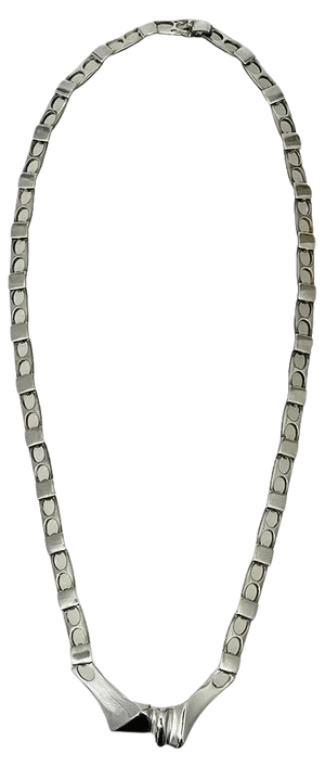 Silver Necklace attributed to Björn Weckström for Lapponia, 1960s