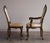 1960s Set of 12 Karges Louis XV Carved Dining Chairs in Napoleonic Bee Silk, 1960's For Sale - Image 5 of 14