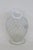French Fenton French Glass Hobnail Opalescent Small Vase Clear White Fluted Rim 4771b For Sale - Image 3 of 14