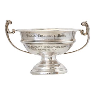 1937 English Horticultural Show Trophy Bowl For Sale