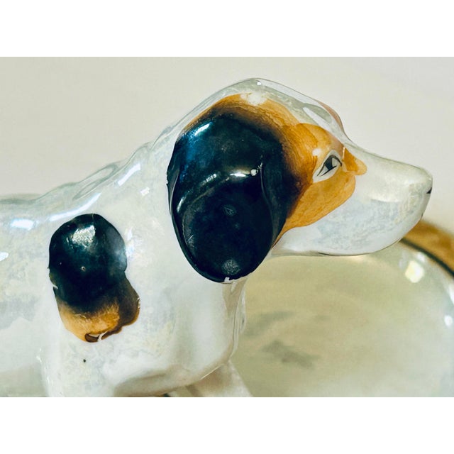 Japanese Lusterware Jack Russell Terrier Catchall For Sale In San Francisco - Image 6 of 10