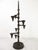 Mid-Century Modern Mid Century 19" Dansk Jens Quistgaard Rotating Candelabra ~ Iron Candle Holder ~ Danish Modern Table or Mantel Art Decor For Sale - Image 3 of 12